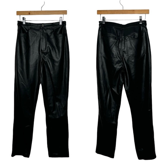 NBD | Darby Pant in Black Faux Leather Small - Picture 2 of 7